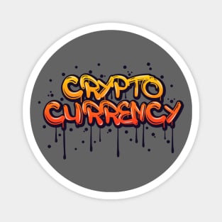 Crypto currency street art Magnet